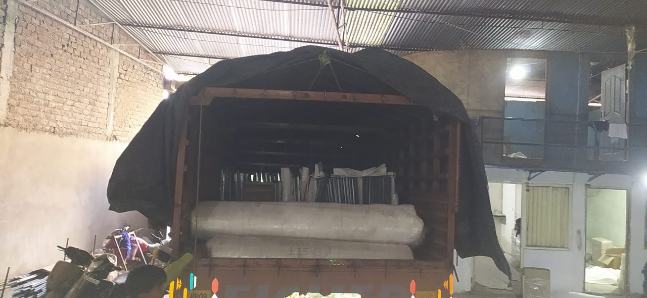 A truck of solar dryers despatched from Indore